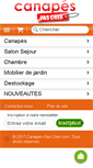 Mobile Screenshot of canapes-pas-cher.com